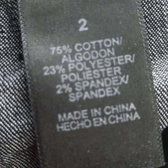 Bisou Bisou Dark Wash Denim Jean Bell Bottom Leg - Picture 5 of 8